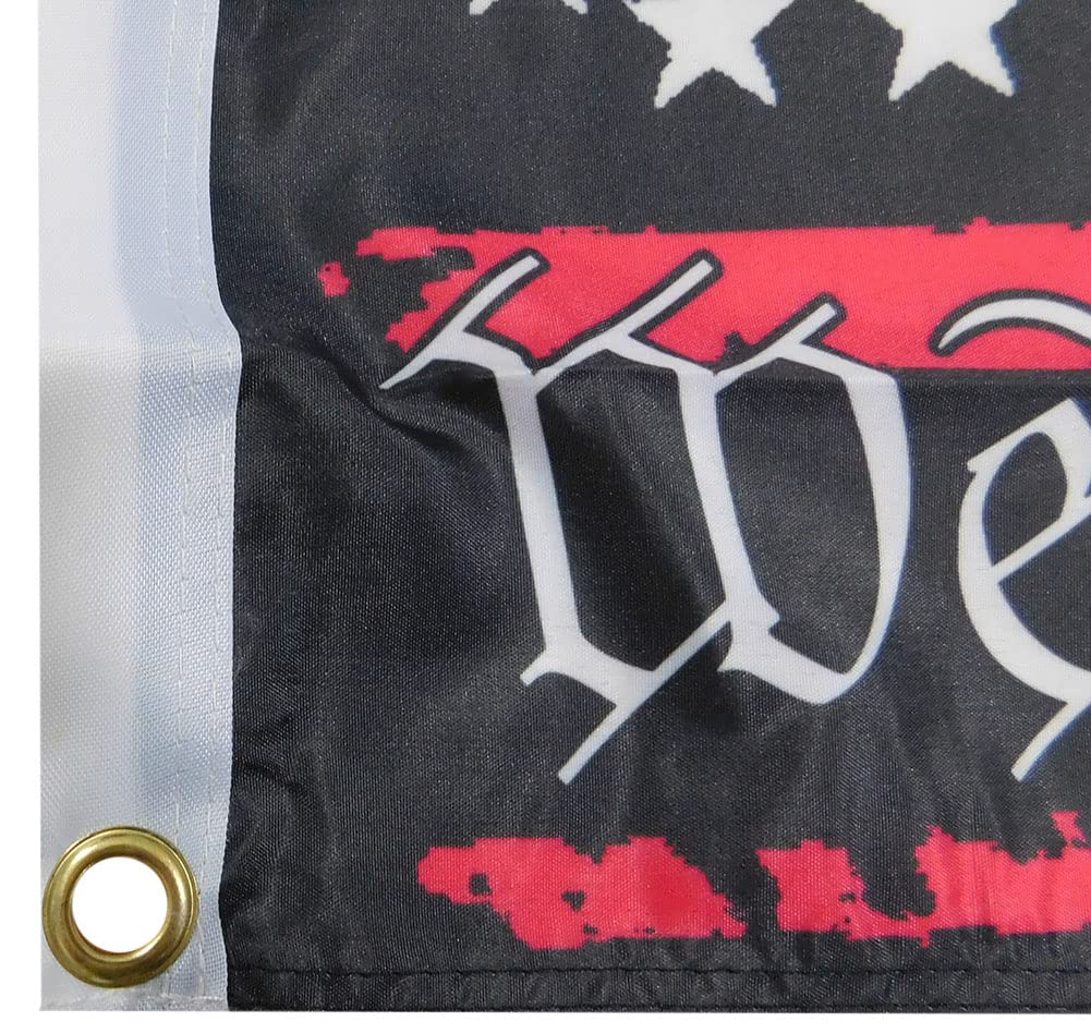 1776 Betsy Ross We The People Premium Quality Heavy Duty Fade Resistant 12x18 12"x18" 100D Woven Poly Nylon Boat Flag Banner Grommets